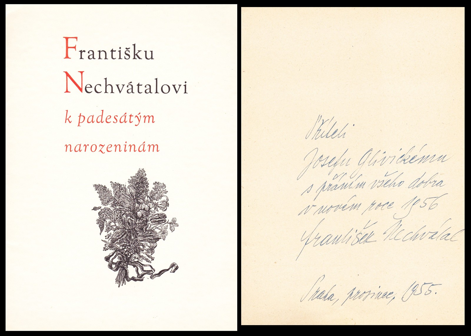 František Nechvátal (1905 - 1983) - Františku Nechvátalovi k padesátým narozeninám