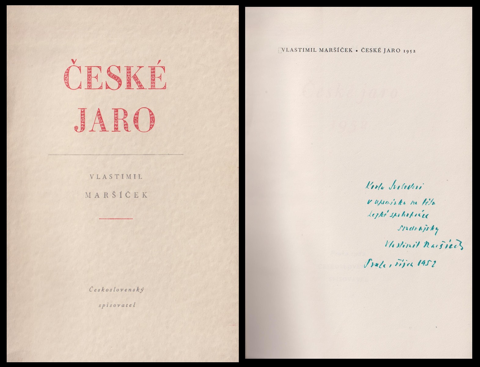 Vlastimil Maršíček (1923 - 2000) - České jaro
