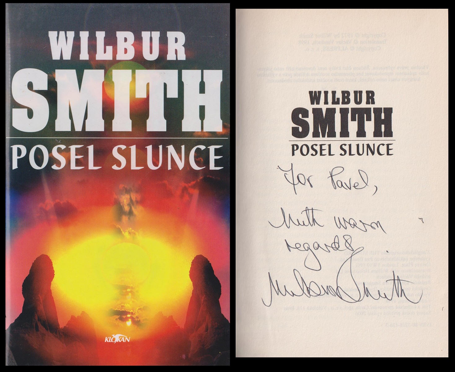 Wilbur Smith (1933 - 2021) - Posel slunce