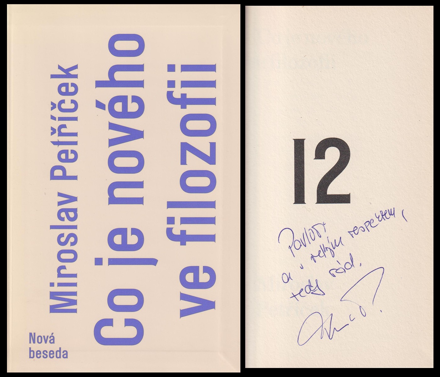 Miroslav Petříček (nar. 1951) - Co je nového ve filozofii