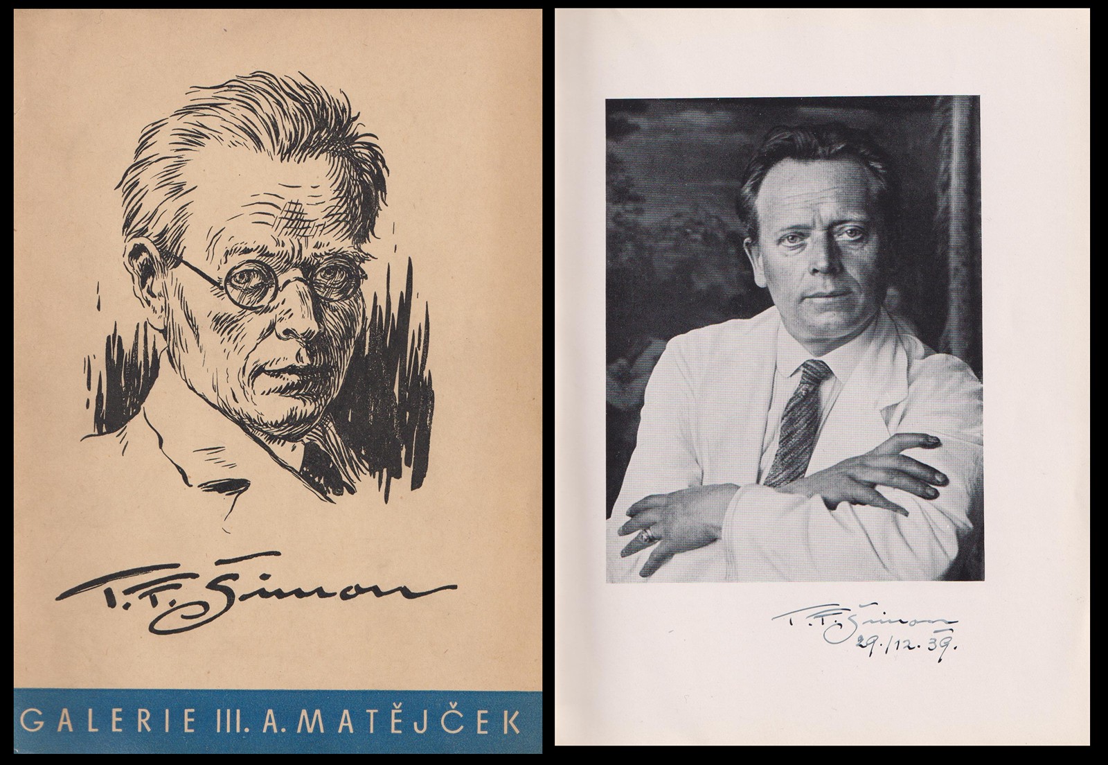 Tavík František Šimon (1877 - 1942) - Antonín Matějček: T.F. Šimon