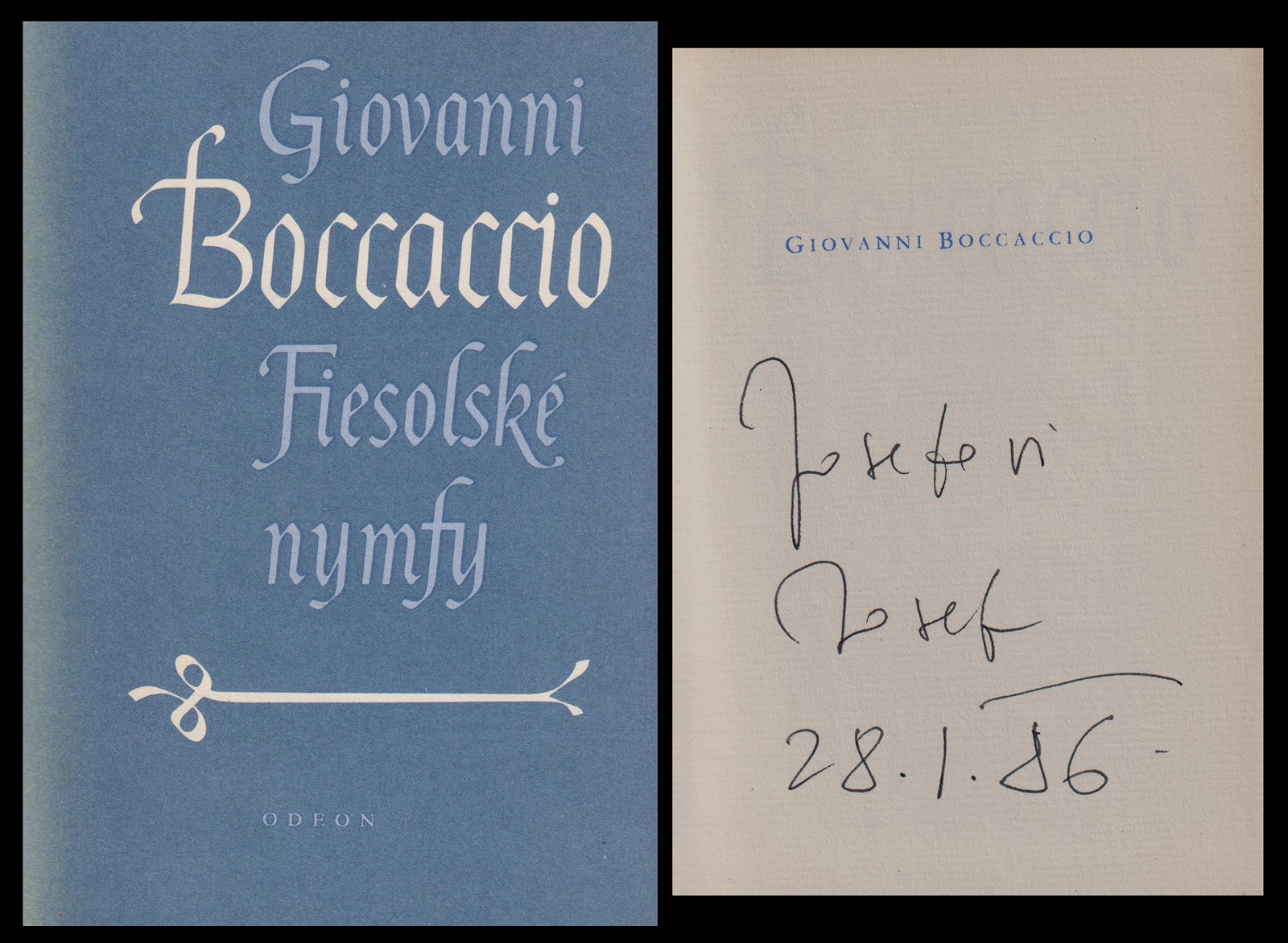 Josef Hiršal (1920 - 2003) - G. Boccaccio: Fiesolské nymfy