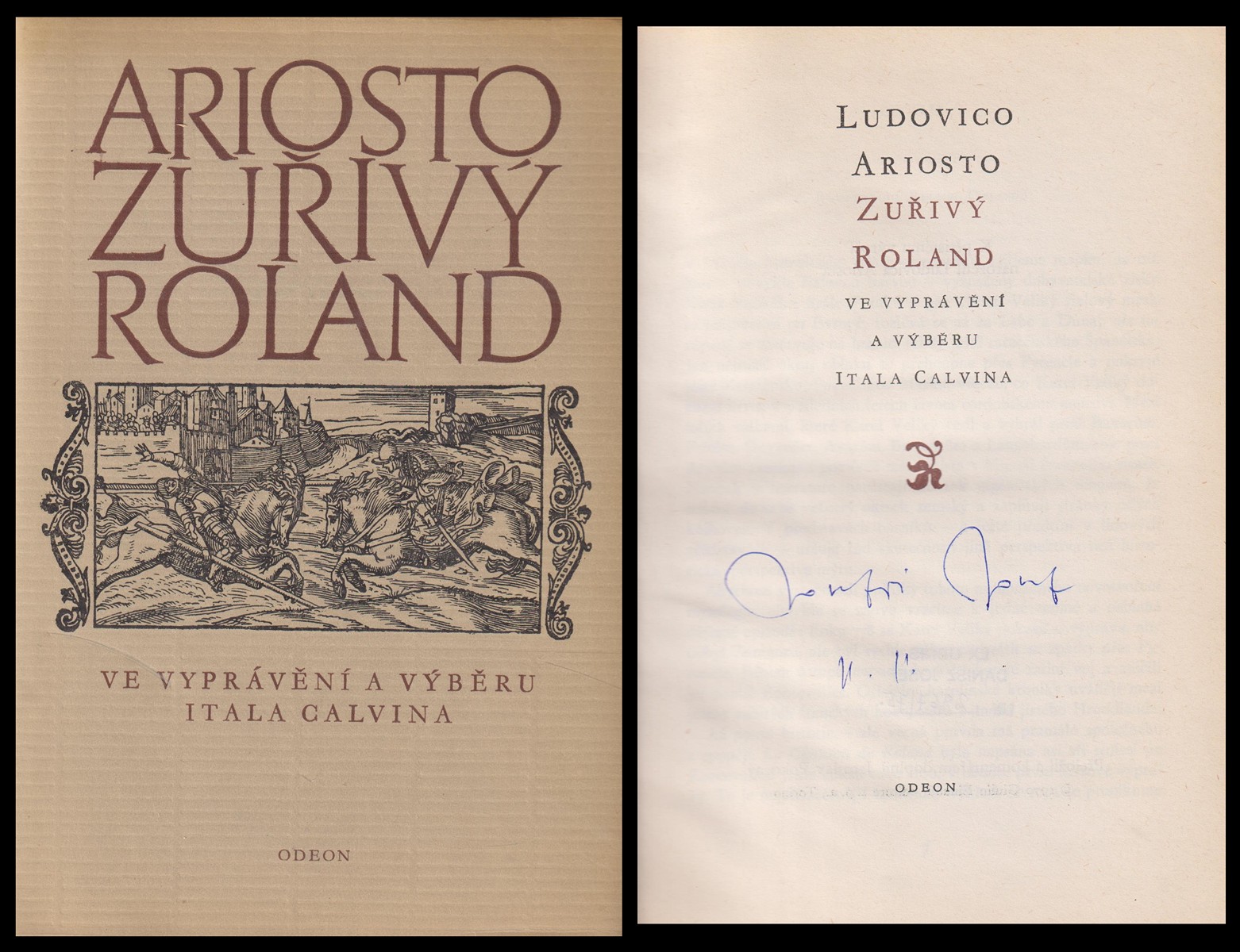 Josef Hiršal (1920 - 2003) - L. Ariosto: Zuřivý Roland