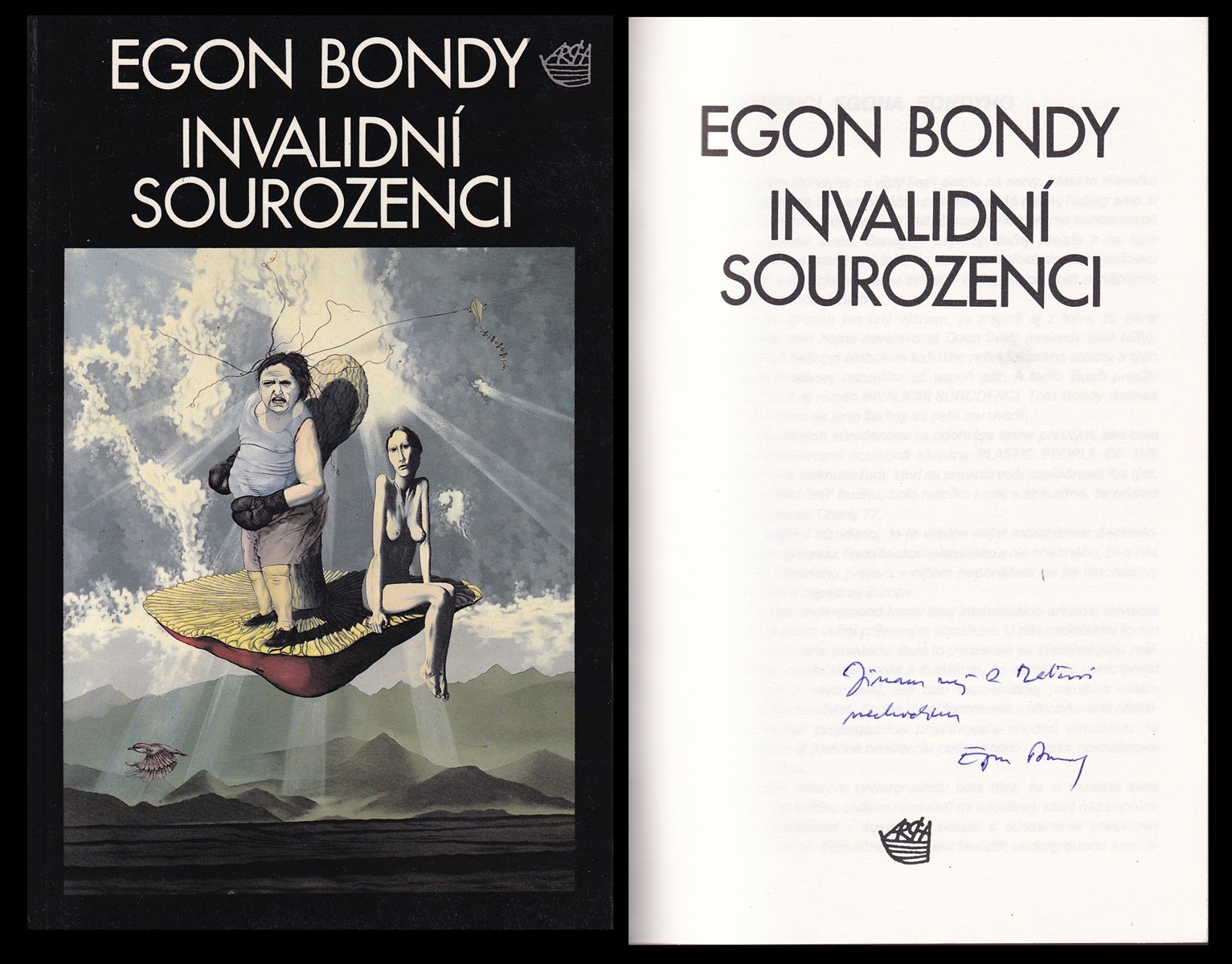 Egon Bondy (1930 - 2007) - Invalidní sourozenci