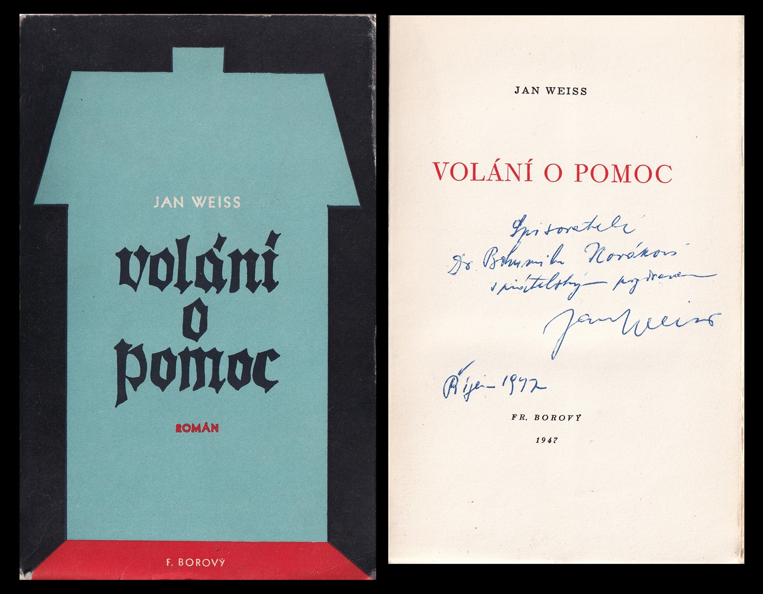 Jan Weiss (1892 - 1972) - Volání o pomoc