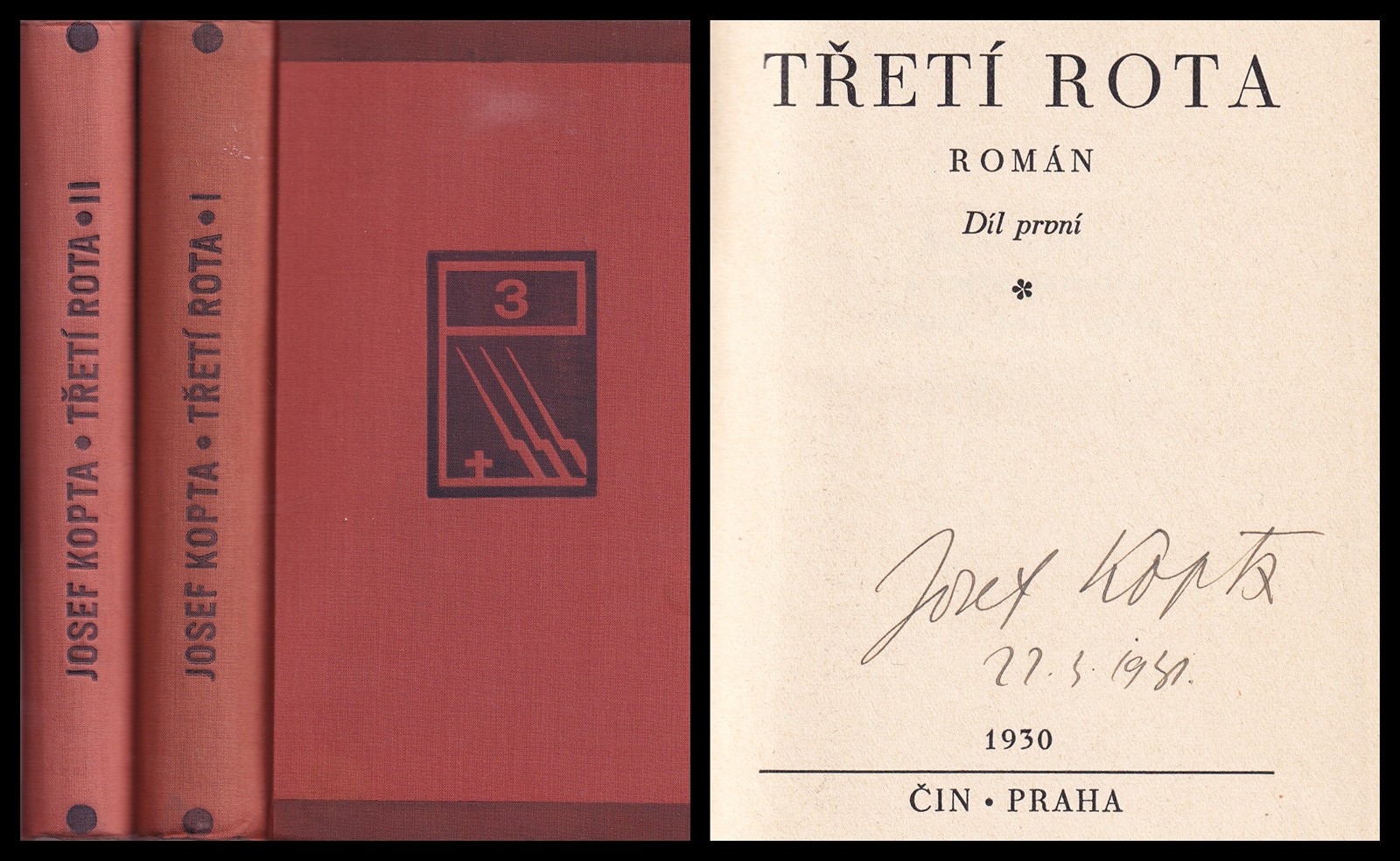 Josef Kopta (1894 - 1962) - Třetí rota 1+2