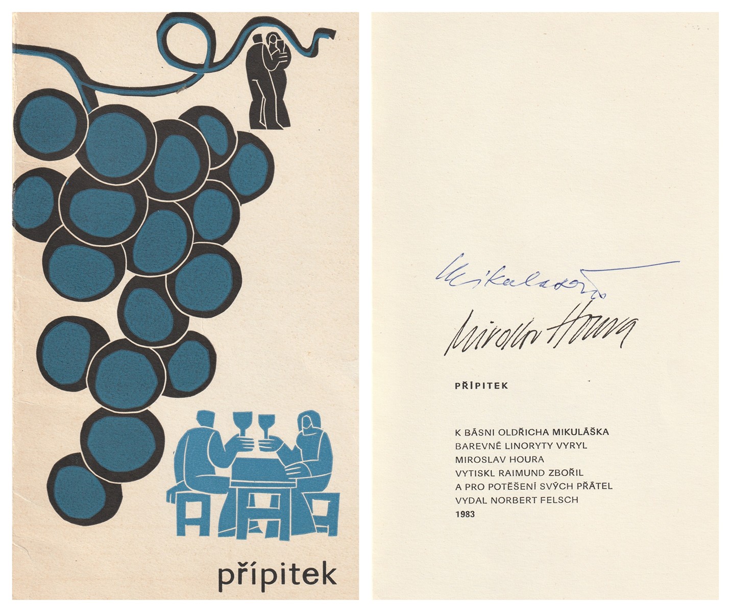 Miroslav Houra (1933 - 2006) - O. Mikulášek: Přípitek