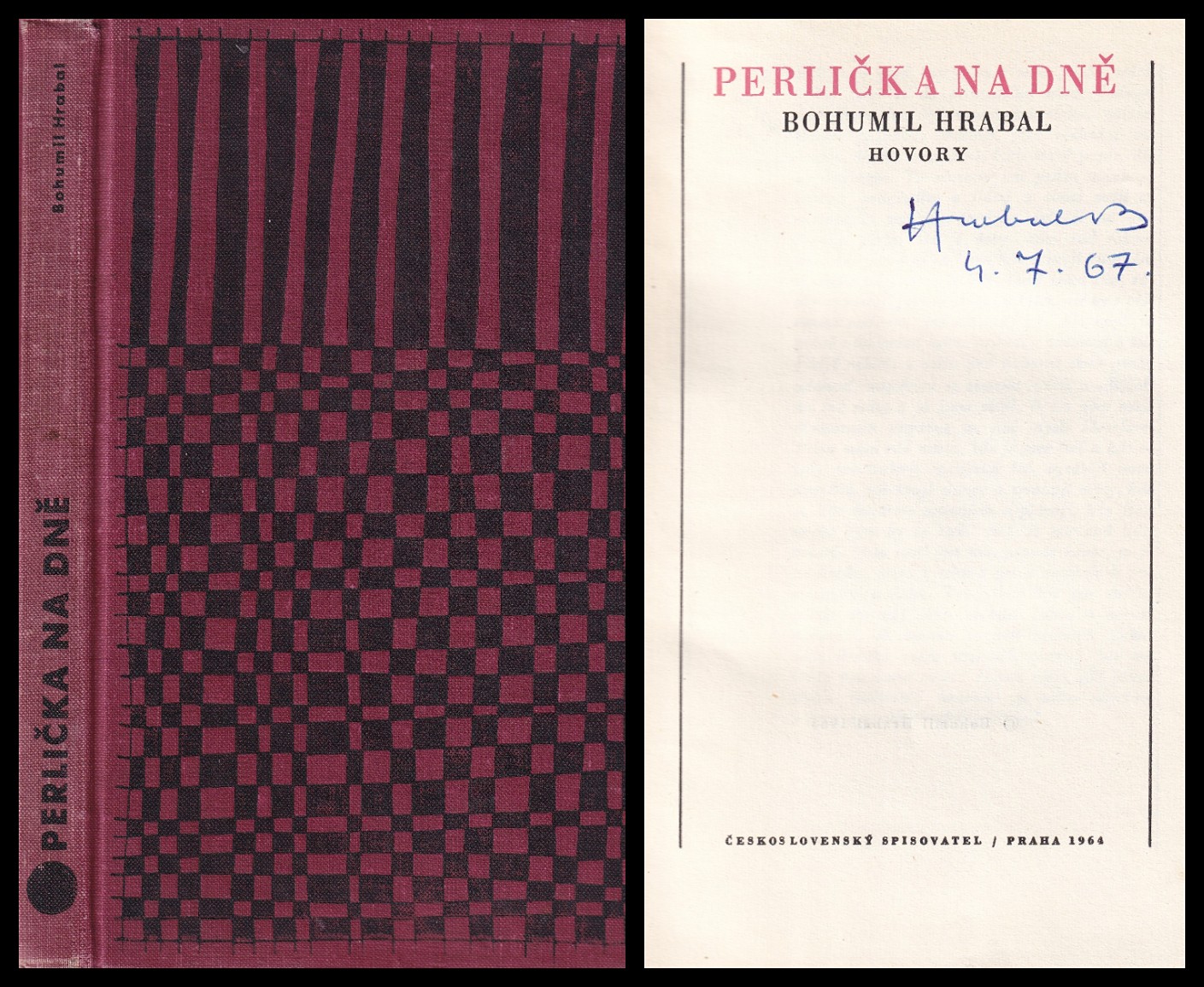 Bohumil Hrabal (1914 - 1997) - Perlička na dně