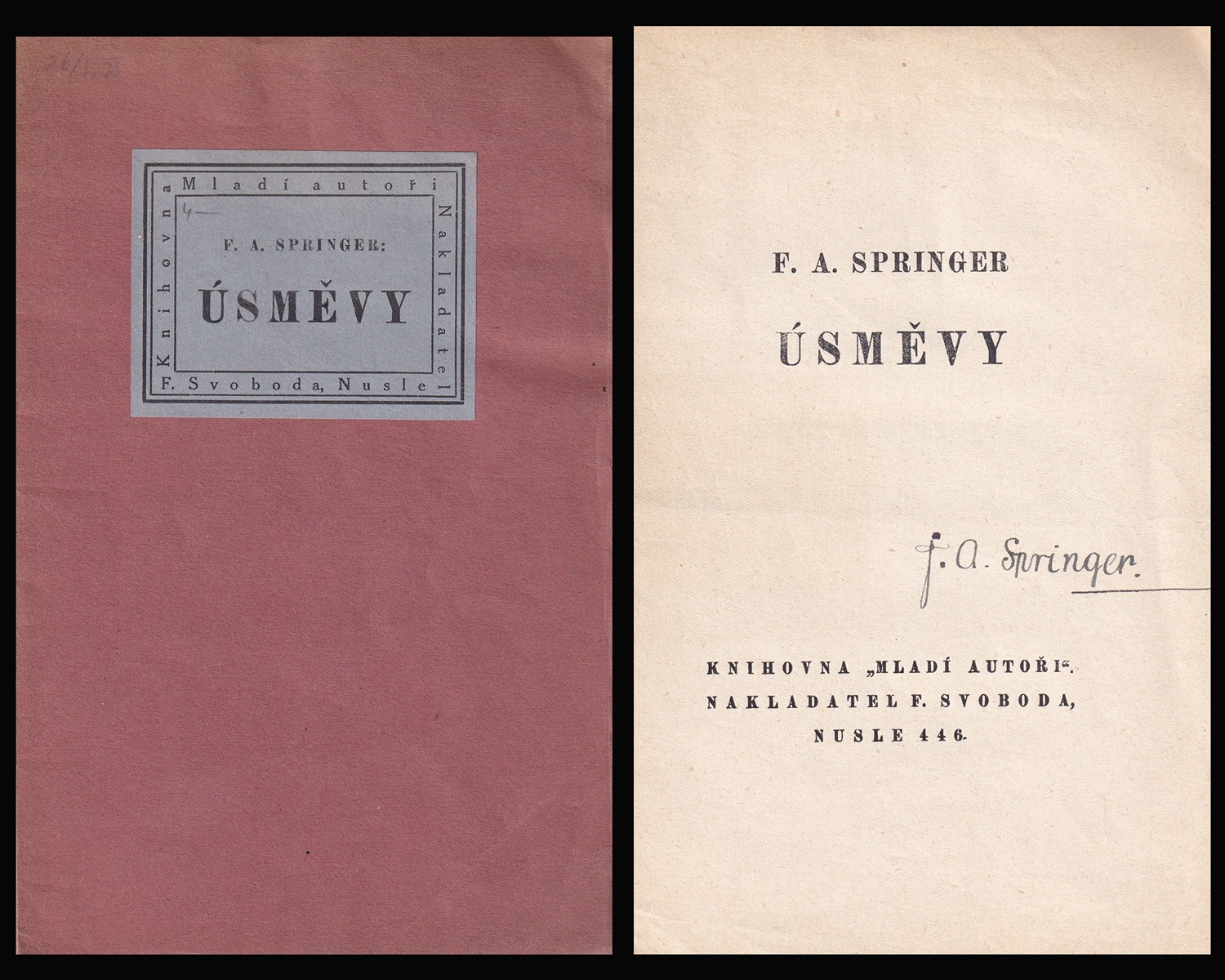 F. A. Springer (1897 - 1985) - Úsměvy