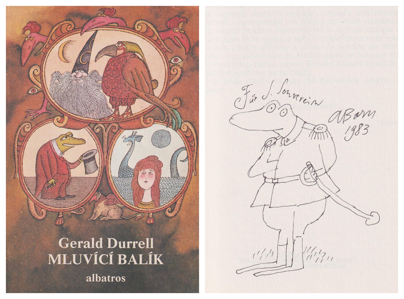 Adolf Born (1930 - 2016) - Gerald Durrell: Mluvící balík