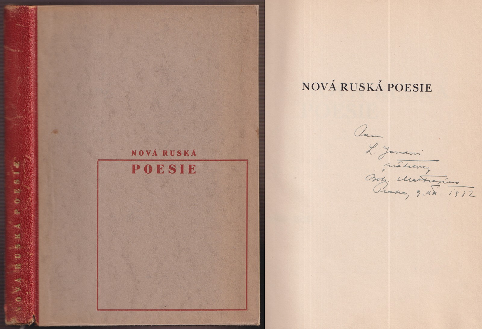 Bohumil Mathesius (1888 - 1952) - Nová ruská poesie
