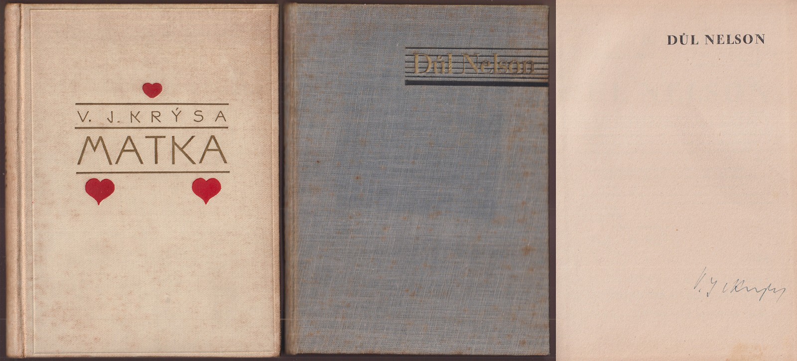 Vendelín Josef Krýsa (1909 - 1972) - Důl Nelson, Matka v projevech čs. básníků...