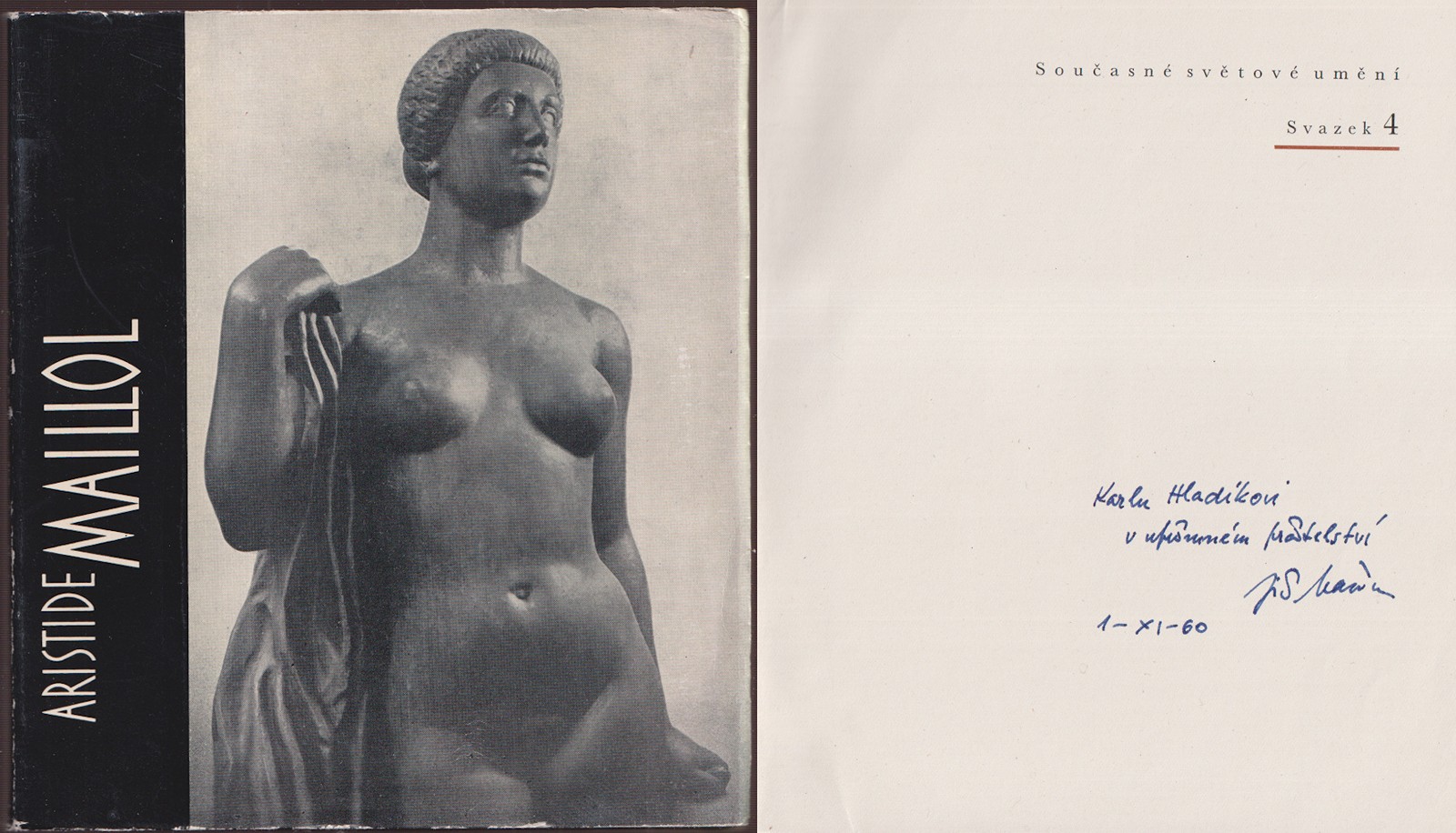 Jiří Mašín (1923 - 1991) - J. Mašín: Aristide Maillol
