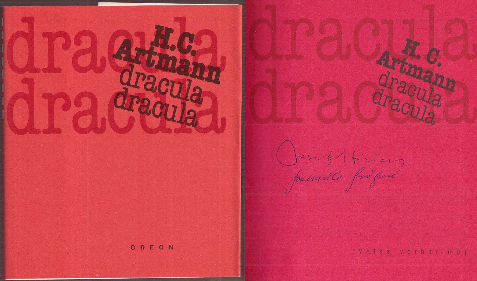 Josef Hiršal - H.C. Artmann: Dracula, Dracula (velké verbarium)