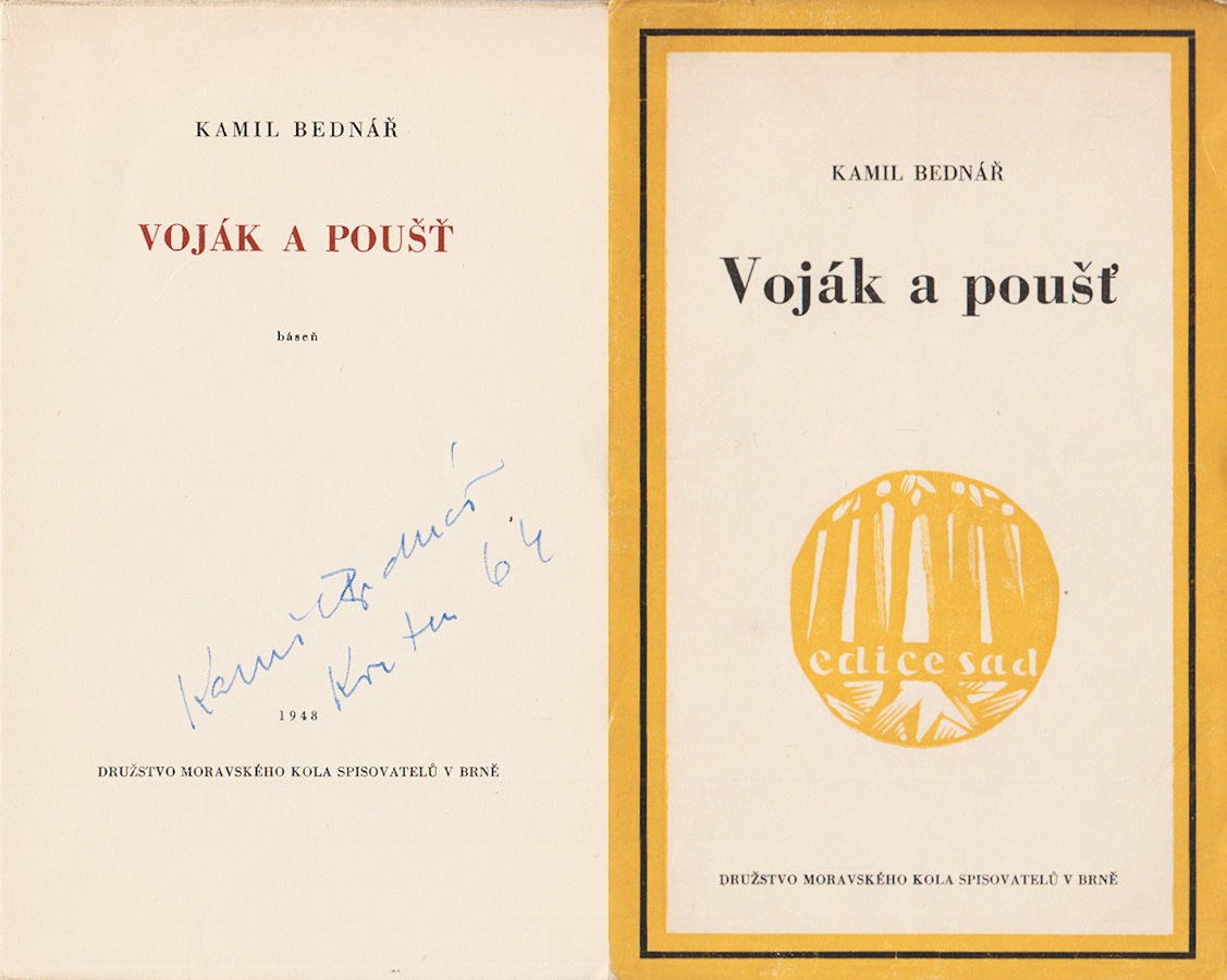 Kamil Bednář (1912 - 1972) - Voják a poušť