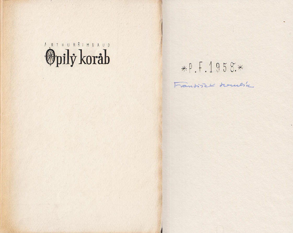 František Tichý (1896 - 1961) - Arthur Rimbaud: Opilý koráb
