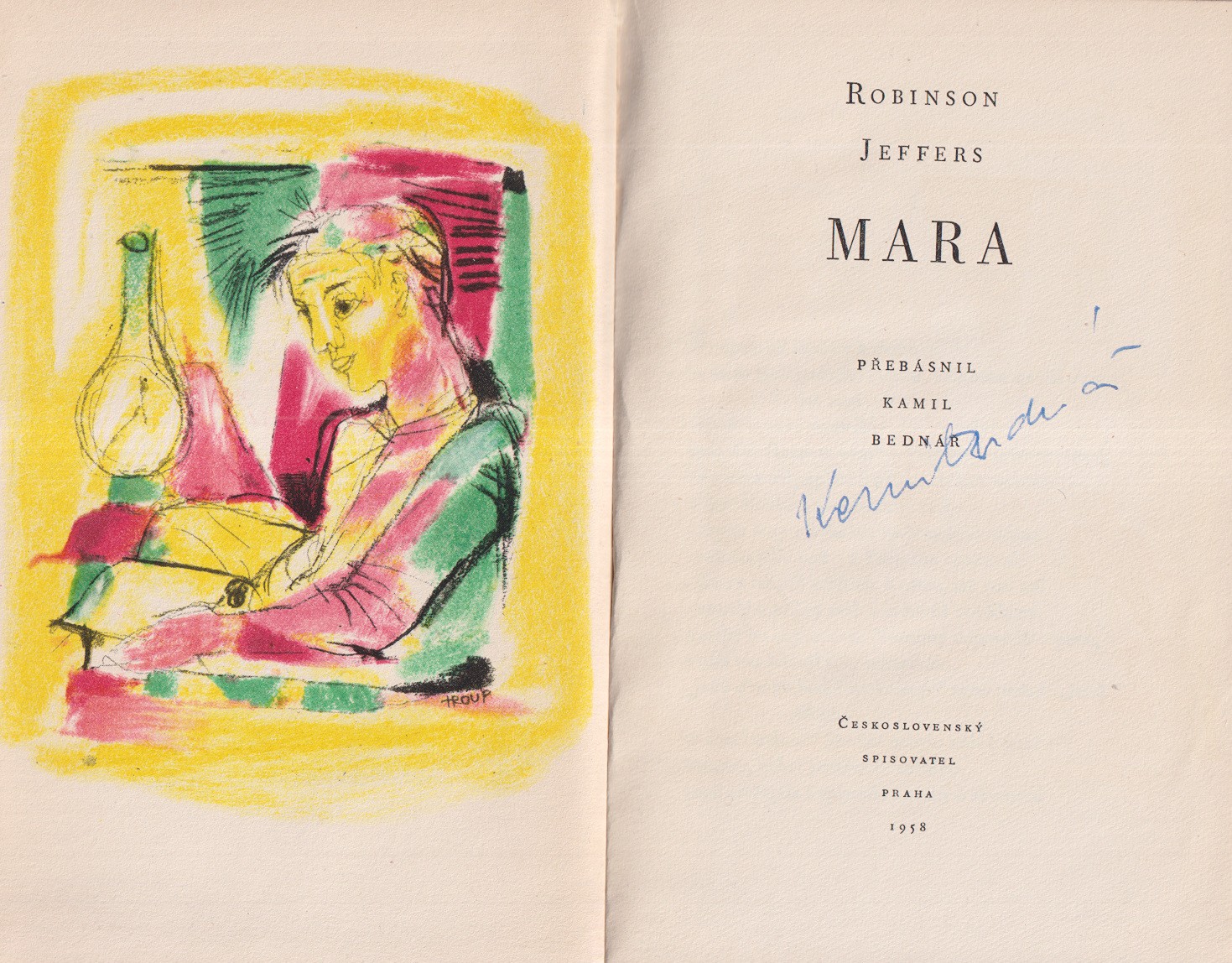 Kamil Bednář (1912 - 1972) - R. Jeffers: Mara