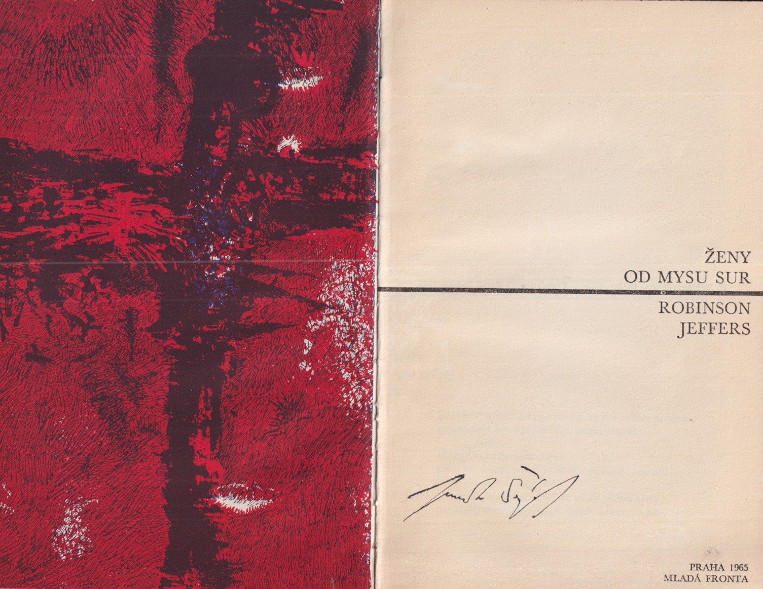 Jaroslav Šerých (1928 - 2014) - R. Jeffers: Ženy od mysu Sur