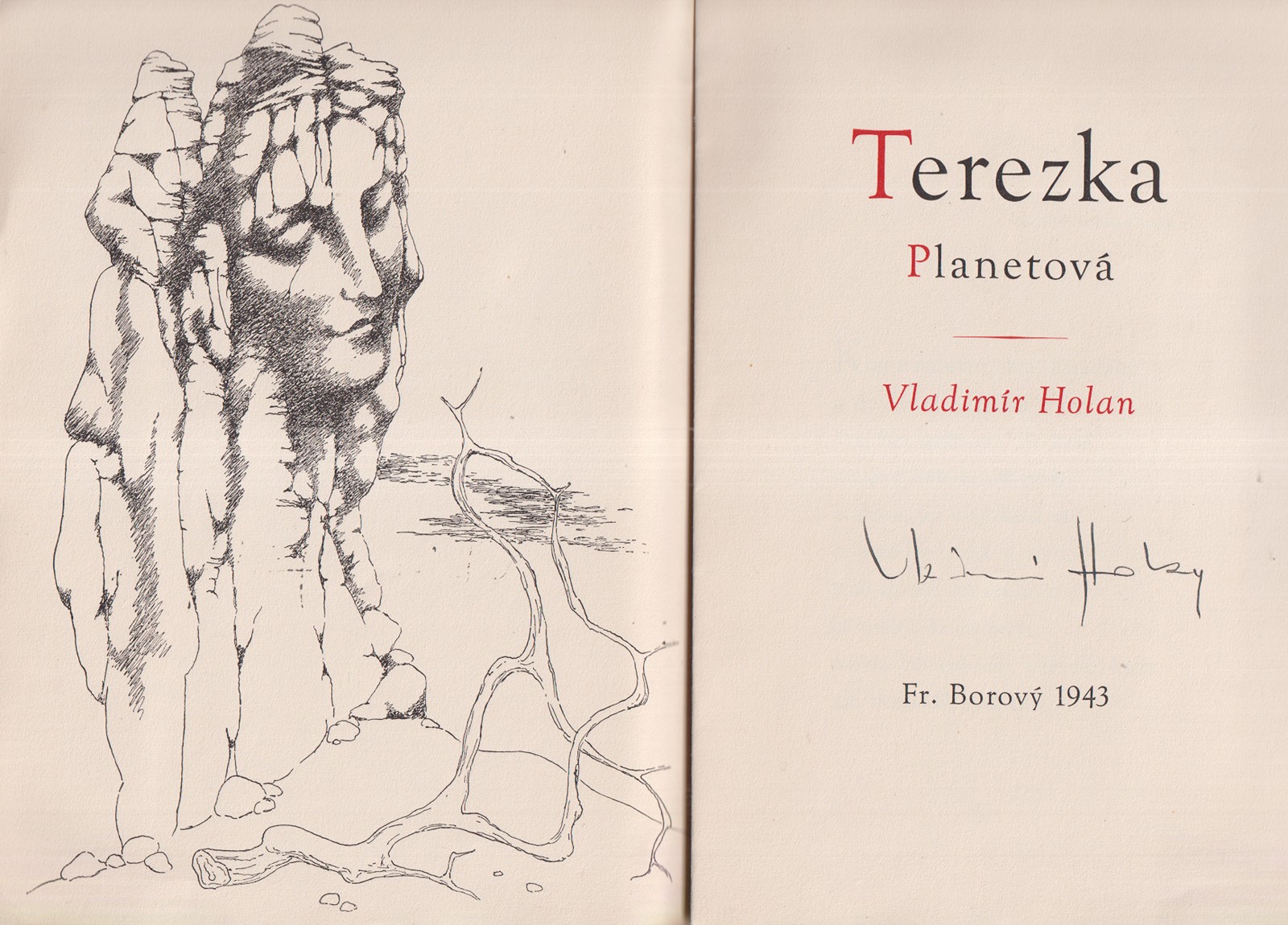 Vladimír Holan (1905 - 1980) - Terezka Planetová