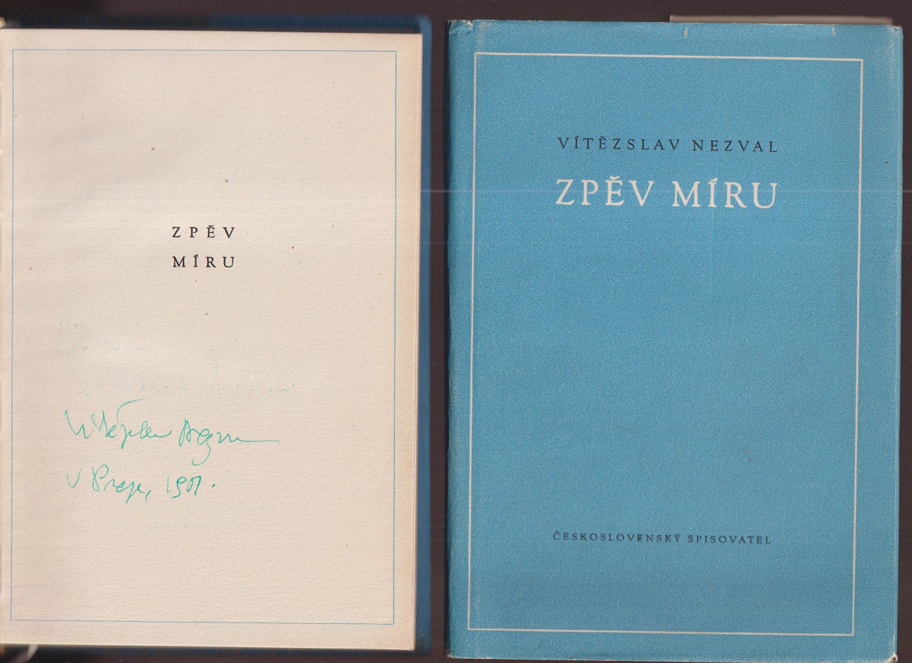 Vítězslav Nezval (1900 - 1958) - Zpěv míru