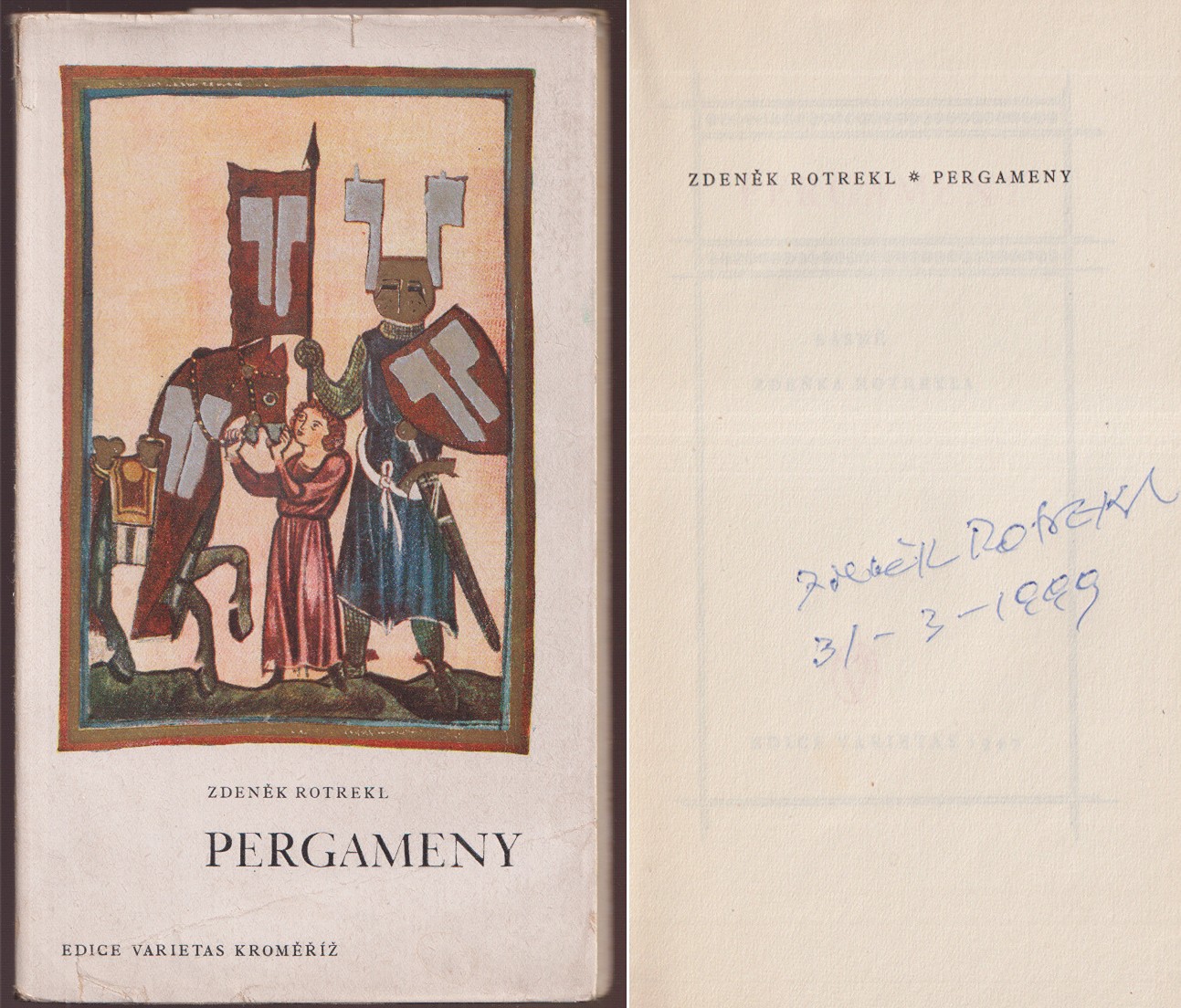 Zdeněk Rotrekl (1920 - 2013) - Pergameny
