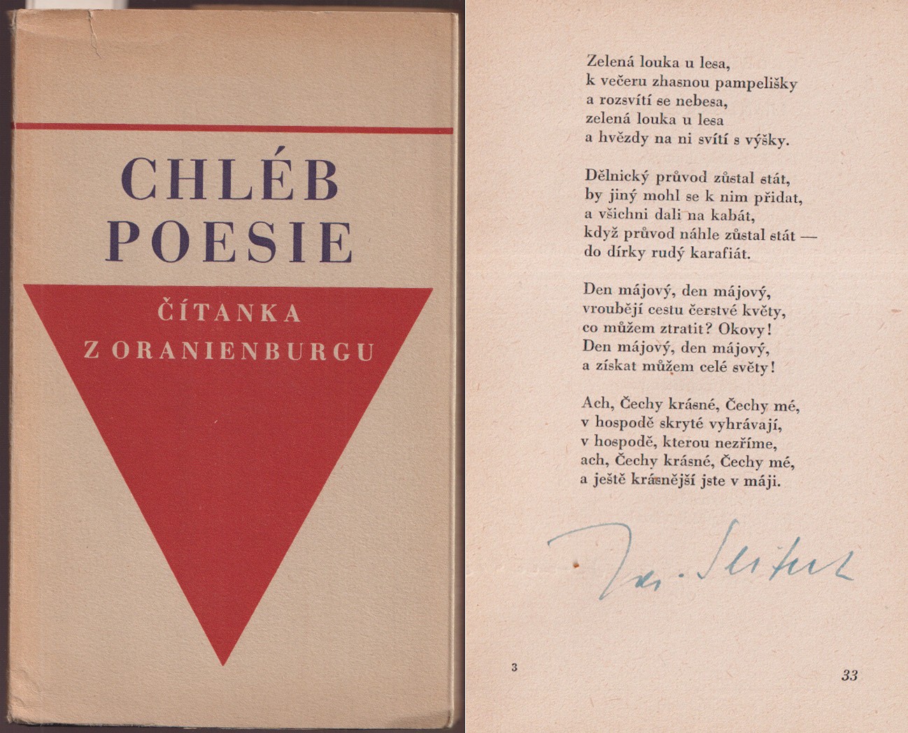 Jaroslav Seifert (1901 - 1986) - Chléb poesie : čítanka z Oranienburgu