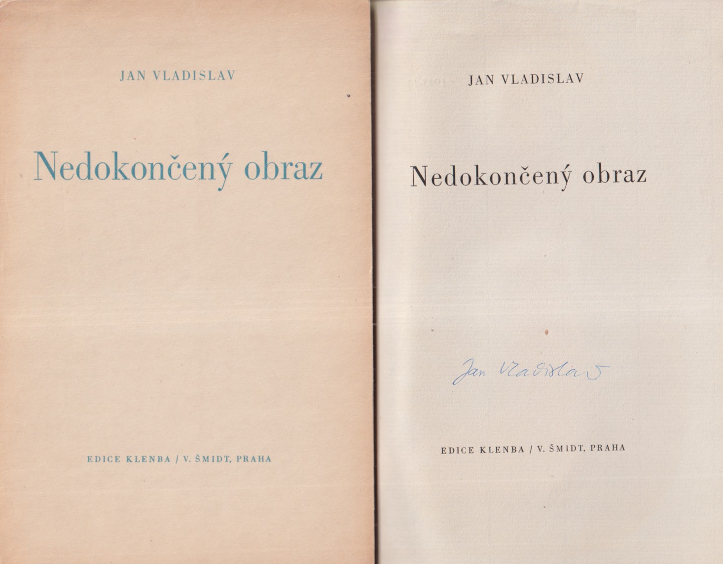 Jan Vladislav (1923 - 2009) - Nedokončený obraz
