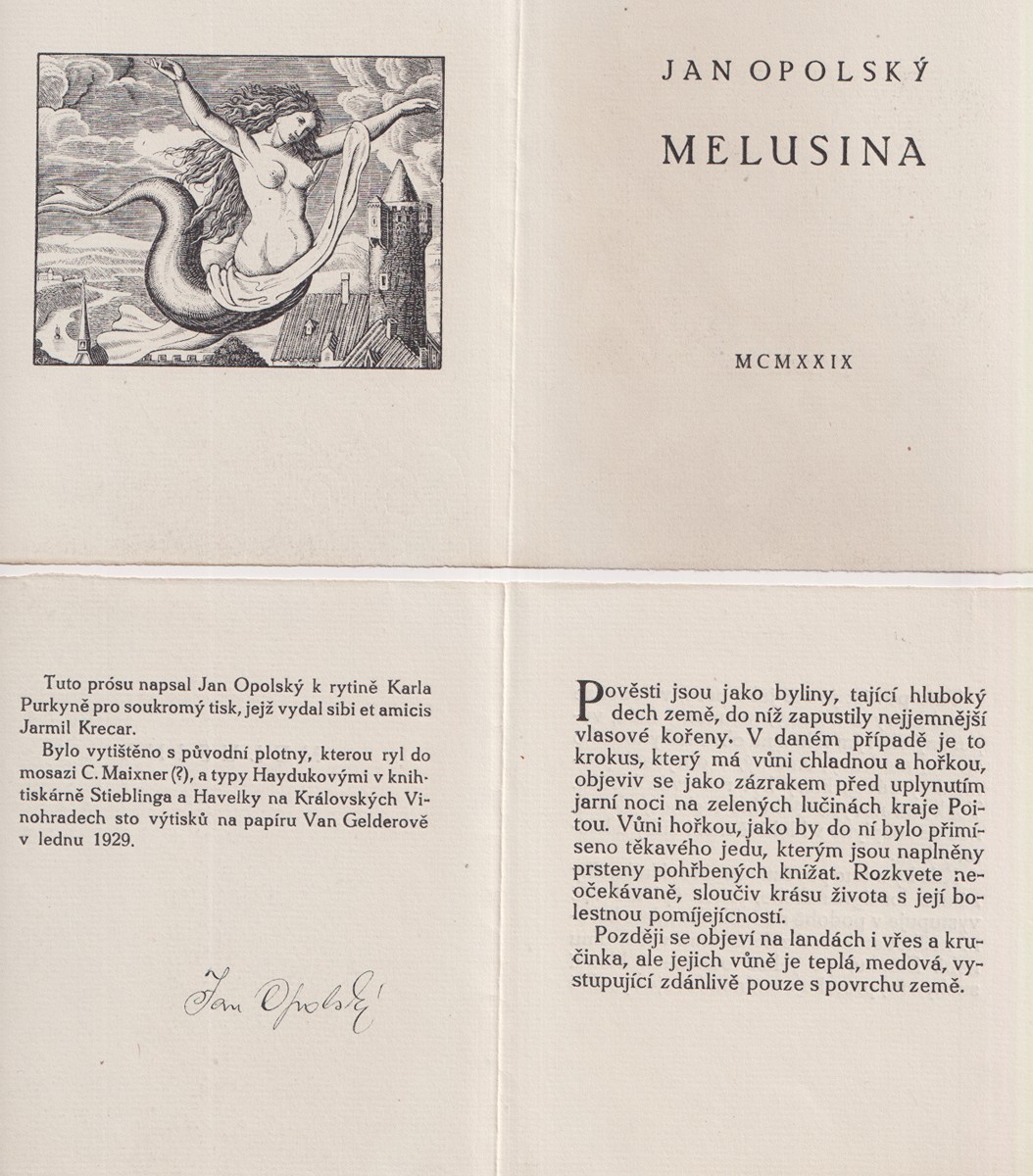 Jan Opolský (1875 - 1942) - Melusina