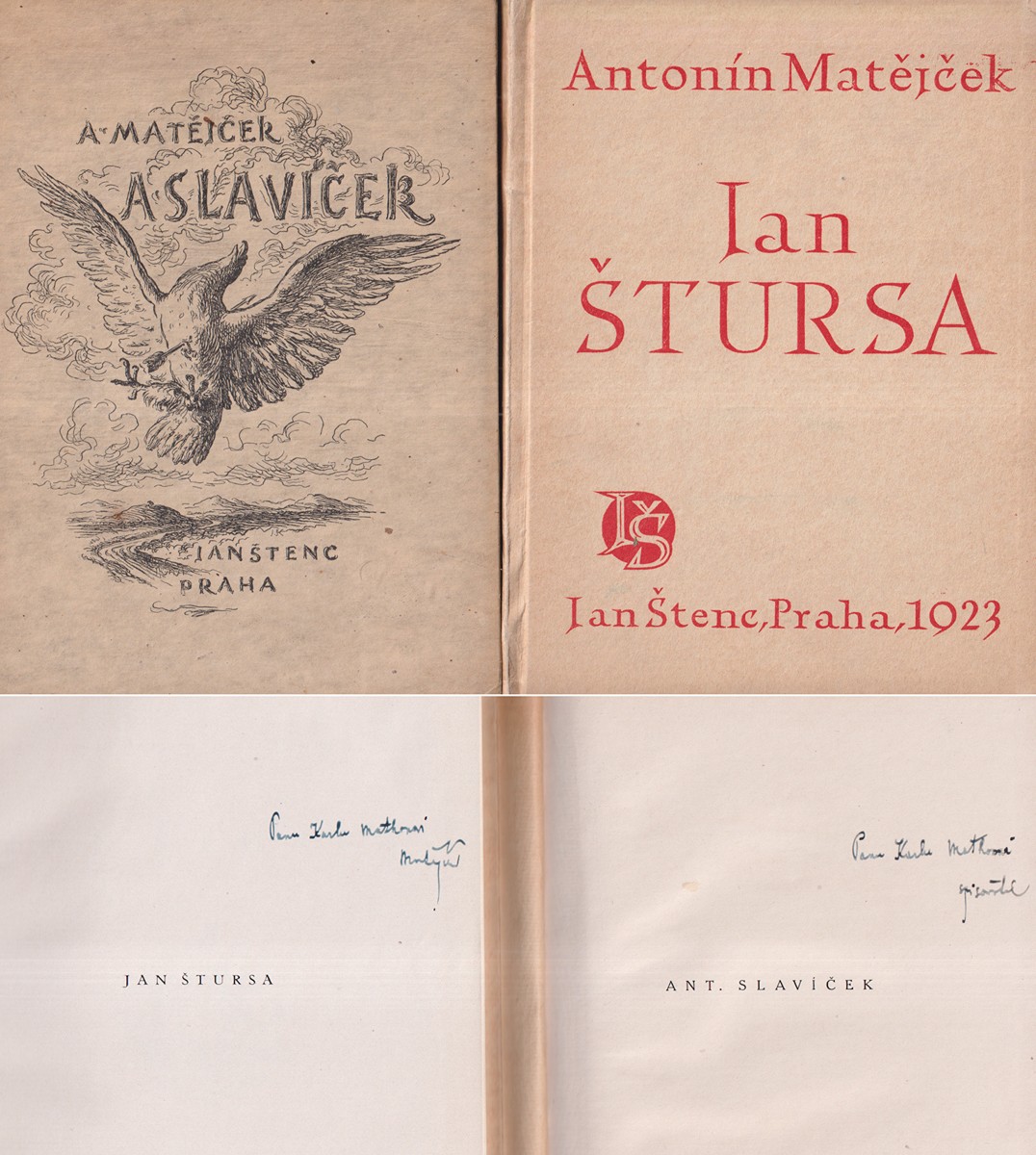 Antonín Matějček (1889 - 1950) - Antonín Slavíček & Jan Štursa