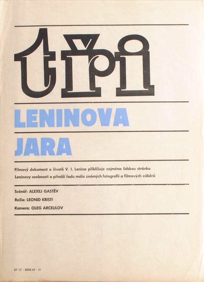 neznámý autor - Tři Leninova jara
