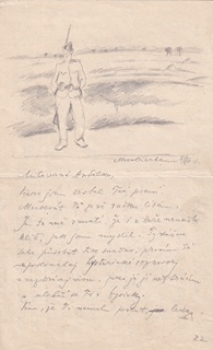 Bedřich Vaníček (1885 - 1955) - Dopisy z války