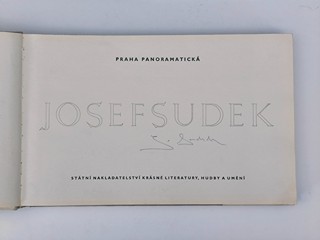 Josef Sudek (1896 - 1976) - Praha Panoramatická