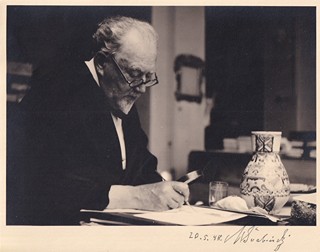 Maxmilián Švabinský (1873 - 1962) - Podpis na fotografii