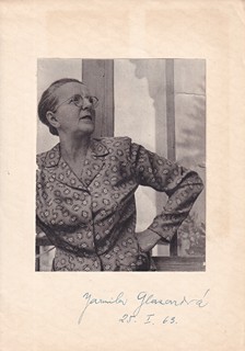 Jarmila Glazarová (1901 - 1977) - Podpis