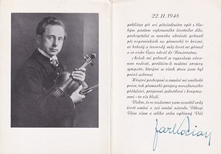 Jaroslav Kocian (1883 - 1950) - Podpis