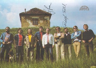 Václav Týfa (1943 - 2022) - Fotopohlednice orchestru Ladislava Štaidla