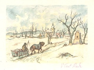 Vlastimil Rada (1895 - 1962) - Přání s podpisem