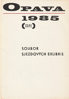 více autorů - Opava 1985: Soubor sjezdových exlibris