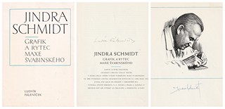 Jindřich Schmidt (1897 - 1984) - Ludvík Páleníček: Jindra Schmidt: grafik a rytec Maxe Švabinského