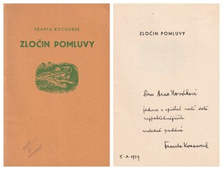 František Kocourek (1901 - 1942) - Zločin pomluvy