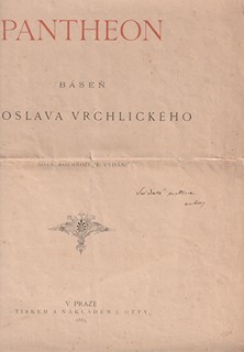 Jaroslav Vrchlický (1853 - 1912) - Pantheon