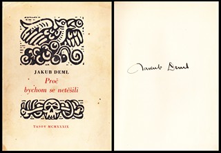 Jakub Deml (1878 - 1961) - Proč bychom se netěšili