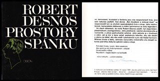 Ludvík Kundera (1920 - 2010) - Robert Desnos: Prostory spánku