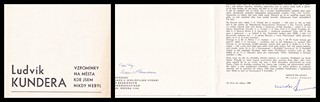 Ludvík Kundera (1920 - 2010) - Vzpomínky na města, kde jsem nikdy nebyl