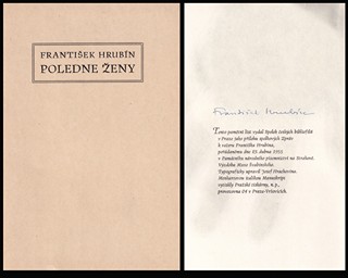 František Hrubín (1910 - 1971) - Poledne ženy