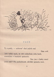 Arnošt Procházka (1869 - 1925) - Stéphane Mallarmé: Odpoledne Faunovo