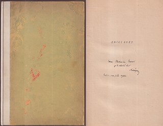 Miloš Jirko (1900 - 1961) - Znící svět. Básně z let 1920 - 1921