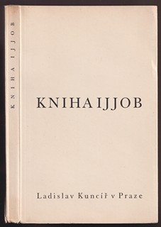 Josef Heger (1885 - 1952) - Kniha Ijjob