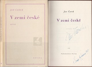 Jan Čarek (1898 - 1966) - V zemi české