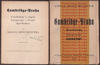 Adolf Hoffmeister (1902 - 1973) - Cambridge-Praha - Feuilletony z Anglie, Epigramy z Prahy, Karikatury